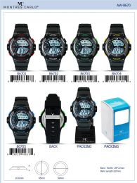 12 pieces Digital Watch - 86704 assorted colors - Digital Watches