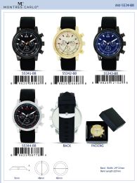 12 pieces Men's Watch - 55342-B8 assorted colors - Men's Watches