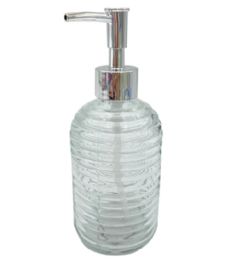 48 Pieces 350ml Hor Striped Soap Dispensor 2.95in - Bath And Body