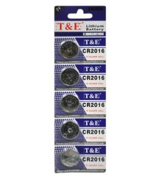 60 Pieces 5pc 3v Button Battery Cr2016 - Lightbulbs