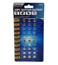 48 Packs 30pc Button Battery Power Cell - Batteries