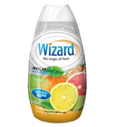 36 Pieces WIZARD 7.8OZ SOLID TROPICAL CITRUS - Air Fresheners