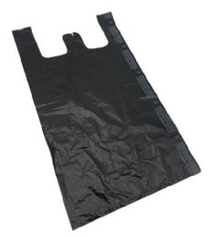 2 Wholesale 400pc 14x7x27 Blk Plastic Bag 18 Mic