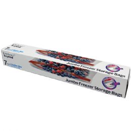 48 Pieces Jumbo Freezer Bag 7ct13 X16.5in 2 Gallon - Garbage & Storage Bags