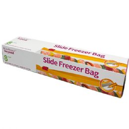 48 Pieces 8ct Slider Freezer Bag Gallon - Garbage & Storage Bags