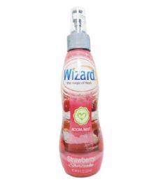 48 Pieces Wizard 8oz Room Mist Strawberry - Air Fresheners