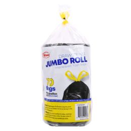 16 Pieces RI-Pac 30gl Trash Bag Jumbo Roll Drawstr - Garbage & Storage Bags