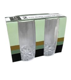 24 Pieces 2pc 12oz Glass Tumbler Set - Glassware