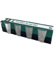 24 Pieces 4pc Glass Shot Glass - Glassware
