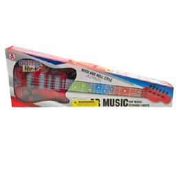 3 pieces 20-inch Light Up Rock N' Roll Musical Style Guitar Toy - Light Up Toys
