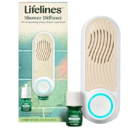 6 pieces Lifelines Shower Diffuser With Essential Oil Blend Included - Shower Accessories