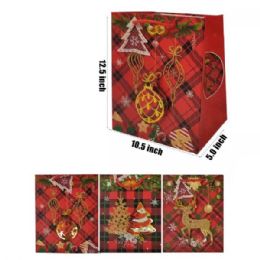 48 Pieces 12X10 CHRISTMAS GIFT BAG - Christmas Gift Bags and Boxes