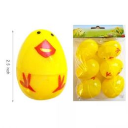 48 Pieces 6pc Yellow Chicken Eggs - Slime & Squishees