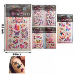 48 Pieces Temporary Butterfly Tattoo - Tattoos and Stickers