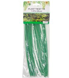 48 Pieces Plant Twist Green 7.87in - Garden Tools