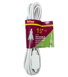 50 Pieces 15ft White Extension Cord Indoor - Wires