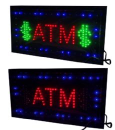 20 Pieces $ ATM $ LED SING - Displays & Fixtures