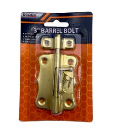 48 Pieces 3in Barrel Bolt - Hardware Gear