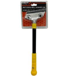 24 Pieces 4in Floor & Wall Scraper 12in Handle - Hardware Miscellaneous