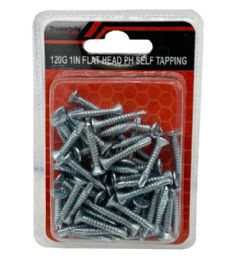 48 Pieces 120g 1in Flat Head Ph Self Tapping - Hardware Miscellaneous
