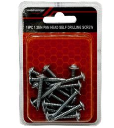 48 Pieces 18PC 1.25IN PAN HEAD SELF DRILLING SCREW - Hardware Miscellaneous