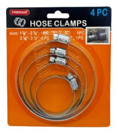 144 Pieces of 4pc Hose Clamps