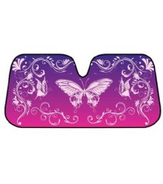 30 Pieces AUTO SHADE DBL SWIRL BUTTERFLY - Auto Accessories