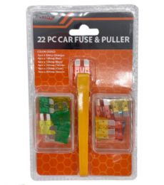 48 Pieces 22pc Car Fuse & Puller - Auto Accessories