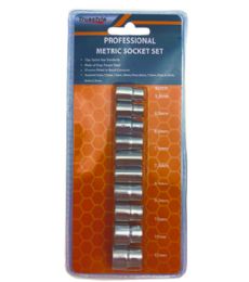 48 Pieces of 10pc Socket Professional Metric Set