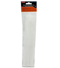 360 Pieces 50pc Cable Ties 11 In White - Cable wire