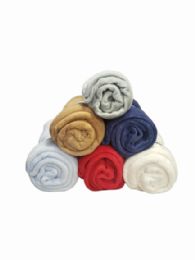 24 Pieces Velvet Soft Fleece Throw - Fleece & Sherpa Blankets