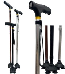 24 Pieces Hiking Pole W 4 Point Base Ajust 61-99cm - Outdoor Recreation