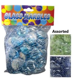 48 Pieces 48 Wholesale Clear Deco Rock 500g Asst Bl, Gr, Gr,pk - Home Accessories