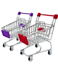 120 Pieces 120 Wholesale Mini Shopping Cart 4.x3x4.5in - Home Accessories
