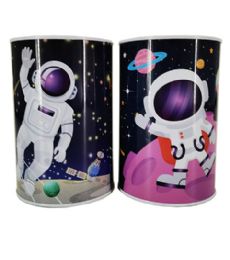 48 Pieces Bank Space Style Small 10x15cm 2 Asst - Coin Holders & Banks