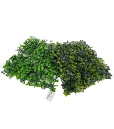 96 Pieces 96 Wholesale Grass Blade Mat 25x25cm Two Ast Colors - Home Accessories