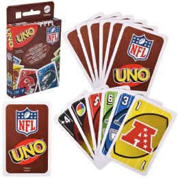 8 pieces Mattel Card Games Uno Uno Nfl - Card Games