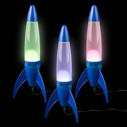 12 pieces 14-inch Rocket Color Changing Motion Lamp - Lamps and Lanterns