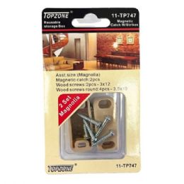 48 pieces Topzone 2 Set Magnolia Magnetic Catch With Strikes - Hardware Miscellaneous