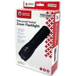 12 pieces Waterproof Tactical Zoom Flashlight With 5 Settings - Flash Lights