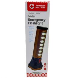 12 pieces 18 Watt 4-Way Solar Emergency Flashlight - Flash Lights