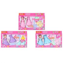 24 pieces Assemble DresS-Up Doll In Assorted Styles - Girls Toy Sets