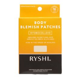 72 pieces Body Blemish Patches 10ct 2x1.01in Hydrocolloid Ryshi Rite Aid Peggable - Skin Care