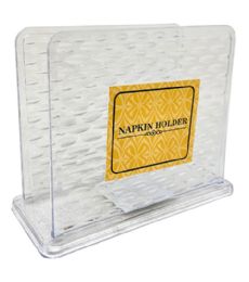 72 Pieces Plastic Clear Napkin Holder - Napkin and Paper Towel Holders