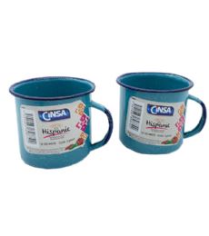 12 Pieces Cinsa Enamel #8 Cup 12.17oz - Kitchen Gadgets & Tools