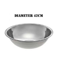 24 Pieces 42cm Mixing Bowl Stainless st - Kitchen Bowls