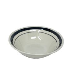 48 Pieces 7in Porcelain Bowl Banded - Kitchen Bowls
