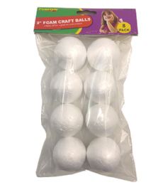 48 of 8PC 2IN FOAM CRAFT BALLS