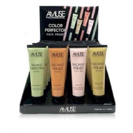 48 pieces Amuse Radiant Color Perfector Face Primer In Countertop Display - Cosmetic Cases