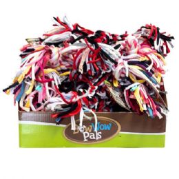 36 pieces 12-inch T-Shirt Rope Dog Pull Toy In Pdq Display - Pet Toys